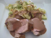 Schweinsfilet an Portwein - Rosmarin Rahm - Rezept