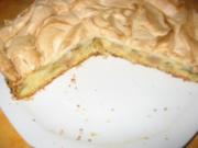 Traubenkuchen mit Baiserhaube - Rezept