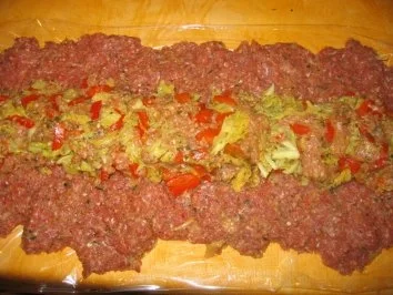 Gefüllte Hackrolle ala Ele - Rezept - Bild Nr. 5