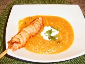 Rezept: Scharfe Apfel- Paprika- Suppe Scharfe Apfel- Paprika- Suppe - Rezept