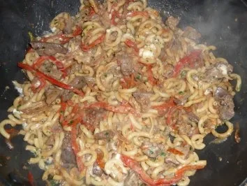 Rezept: Leberpfännchen mit Feta....... Bild Nr. 2 Leberpfännchen mit Feta....... - Rezept - Bild Nr. 2