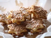 Orangensterne mit Krokant - Rezept