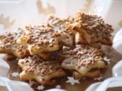 Orangensterne mit Krokant - Rezept