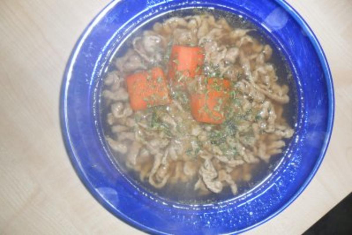 Suppeneinlagen:Leberspätzle - Rezept
