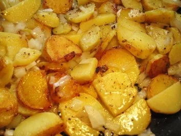 Bratkartoffeln, mal ganz  "ohne Beilage",  .... - Rezept - Bild Nr. 4