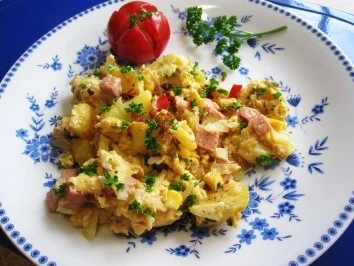 Bratkartoffeln, mal ganz  "ohne Beilage",  .... - Rezept