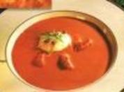 Preiswerte Hummersuppe mit Lachs - Rezept