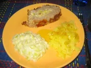 Hackbraten mit cremiger Porreefüllung - Rezept