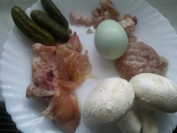 Rezept: Champignon-Eisbein-Sülze Bild Nr. 2 Champignon-Eisbein-Sülze - Rezept - Bild Nr. 2