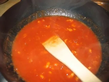 Rezept: Meeresfrüchte: Krabben in Tomatensößchen... Bild Nr. 2 Meeresfrüchte: Krabben in Tomatensößchen... - Rezept - Bild Nr. 2