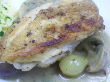 Rezept: Coq au Riesling an Kräuterspätzle Bild Nr. 4 Coq au Riesling an Kräuterspätzle - Rezept - Bild Nr. 4