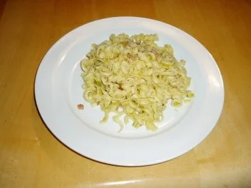 C1: Schinkennudeln mit Lauch - Rezept