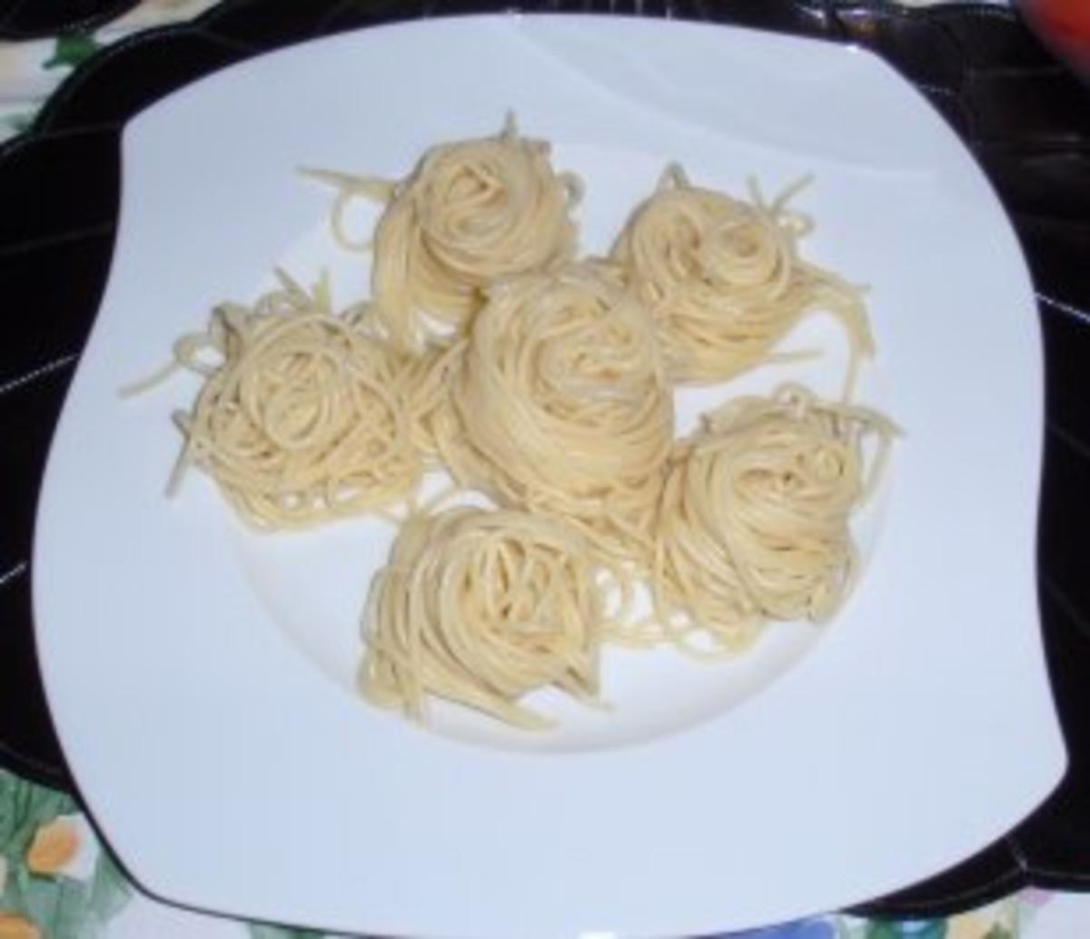 Pasta mit Tiefseegarnelen in einer Orangensahnesoße - Rezept - Bild Nr. 6