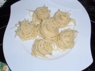 Pasta mit Tiefseegarnelen in einer Orangensahnesoße - Rezept - Bild Nr. 6