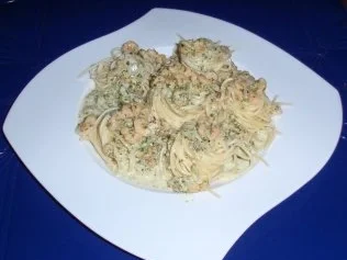 Pasta mit Tiefseegarnelen in einer Orangensahnesoße - Rezept - Bild Nr. 8