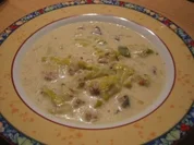 Käse-Lauch-Hackfleisch-Suppe - Rezept