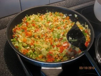 gefüllte Blätterteigtaschen mit Gemüse Vegetarisch - Rezept - Bild Nr. 6