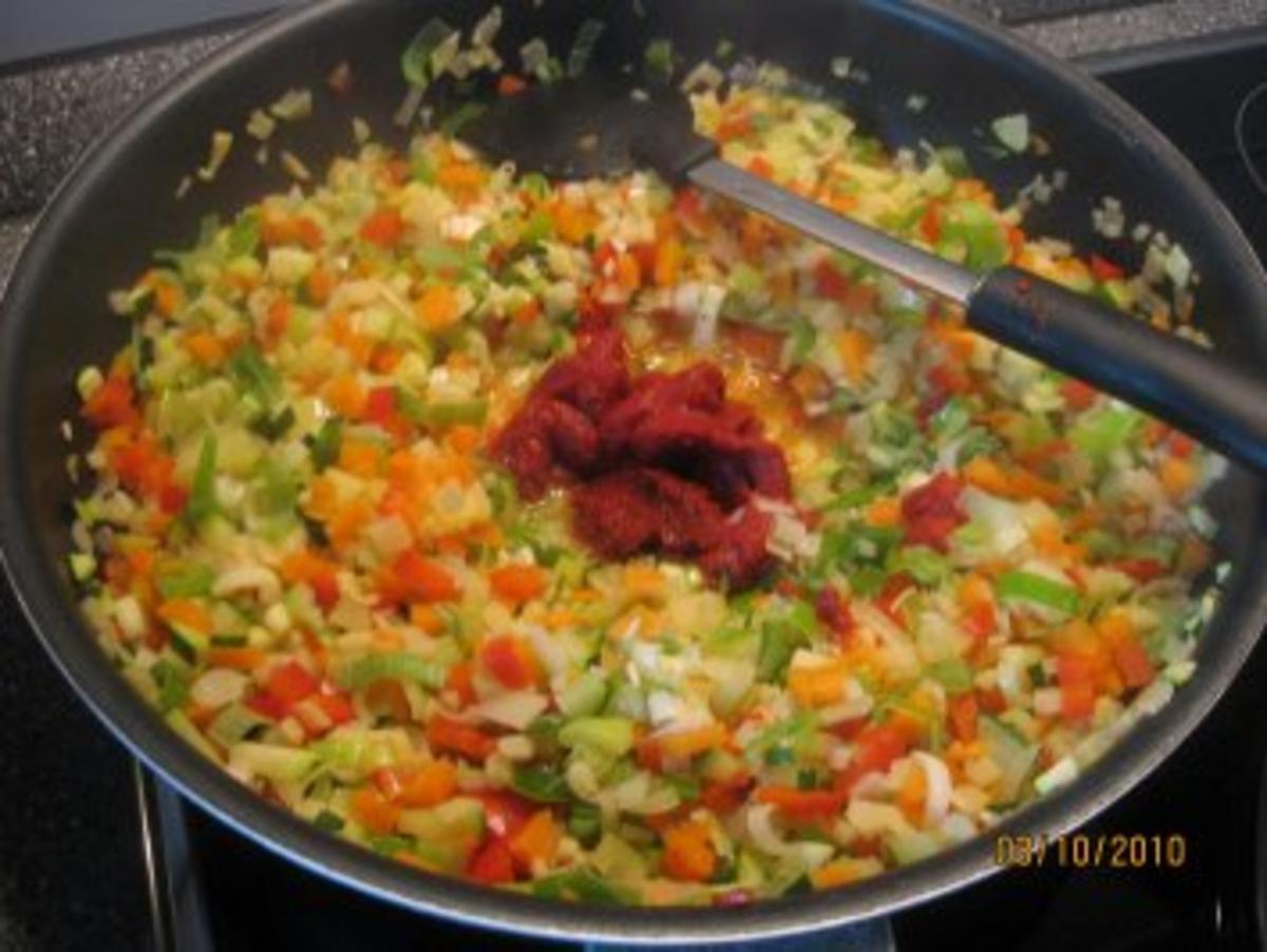 gefüllte Blätterteigtaschen mit Gemüse Vegetarisch - Rezept - Bild Nr. 7