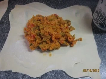 gefüllte Blätterteigtaschen mit Gemüse Vegetarisch - Rezept - Bild Nr. 16