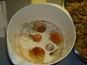 Rezept: Aufläufe: Gemüse mit Raclettekäse überbacken Bild Nr. 5 Aufläufe: Gemüse mit Raclettekäse überbacken - Rezept - Bild Nr. 5