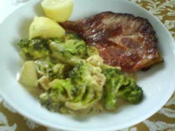 Brokkoli in Balsamico-Sahnesauce mit Kasseler - Rezept - Bild Nr. 3