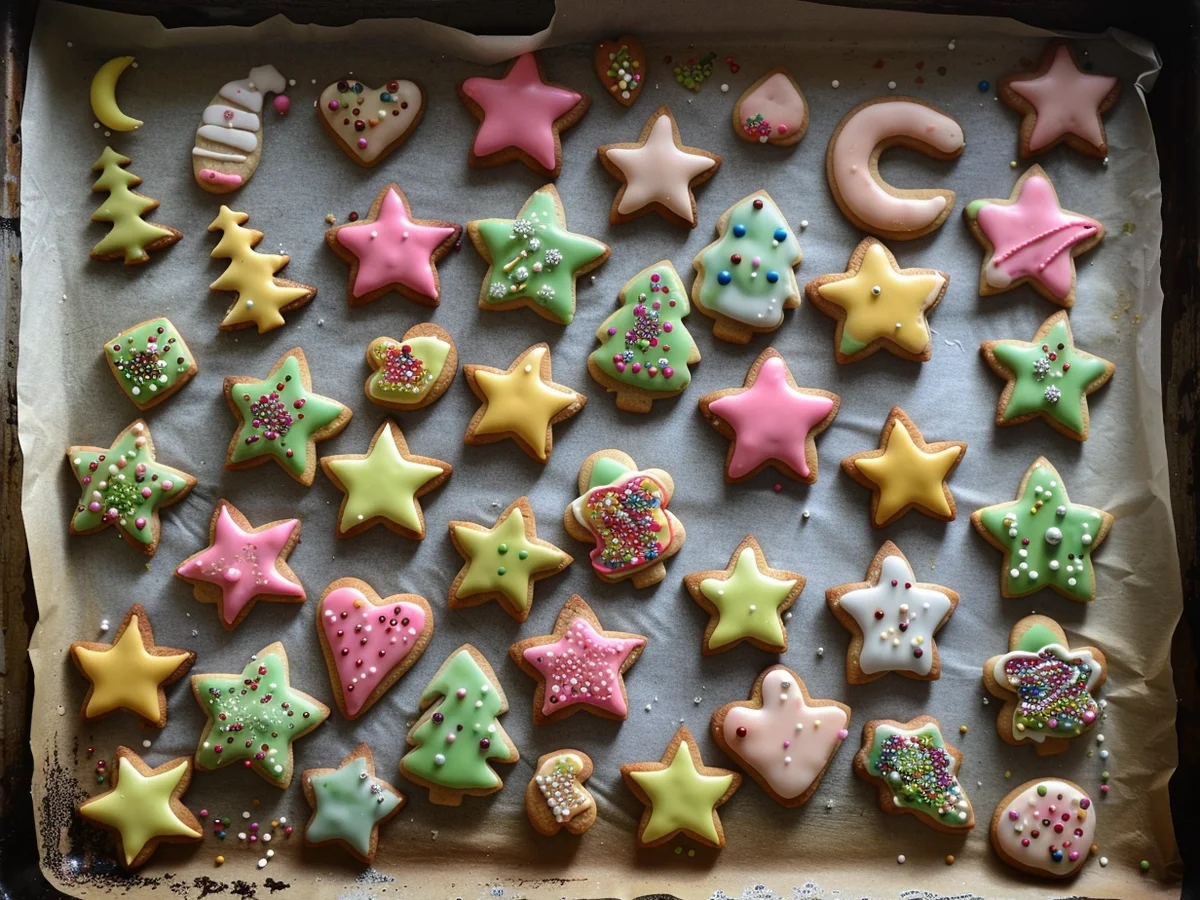 Rezept: Ausstecherle ergibt 40 Stück Bild Nr. 2 Ausstecherle ergibt 40 Stück - Rezept - Bild Nr. 2