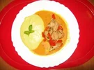 Hähnchen-Gulasch mit Polenta - Rezept