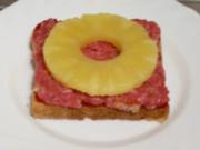 Zwischensnack: Hackfleisch-Toast ala Hawaii - Rezept