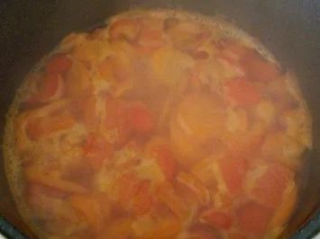 Kochen: Leuchtendrote Hackfleisch-Gemüse-Pfanne - Rezept - Bild Nr. 2