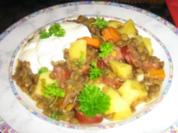 Linseneintopf mit Kabanossi - Rezept
