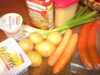 Linseneintopf mit Kabanossi - Rezept - Bild Nr. 2