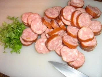 Linseneintopf mit Kabanossi - Rezept - Bild Nr. 4