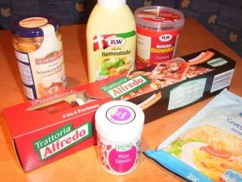 Hot Dog-Pizza... auf die Schnelle - Rezept - Bild Nr. 2