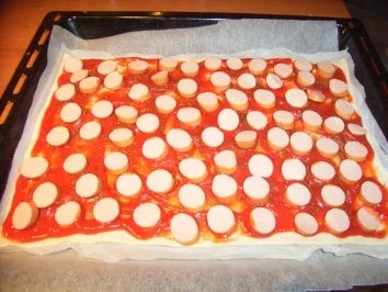 Hot Dog-Pizza... auf die Schnelle - Rezept - Bild Nr. 4