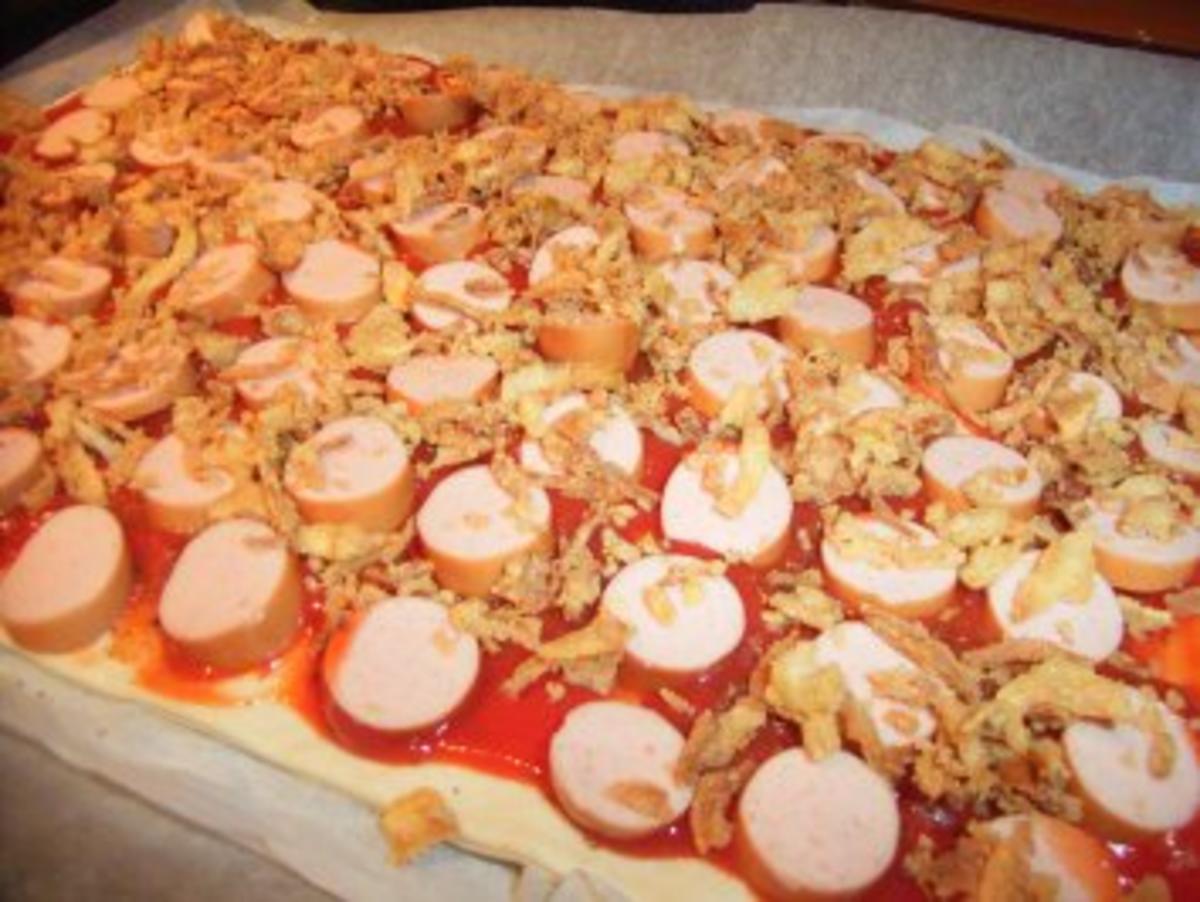 Hot Dog-Pizza... auf die Schnelle - Rezept - Bild Nr. 5
