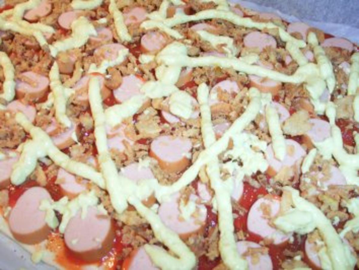 Hot Dog-Pizza... auf die Schnelle - Rezept - Bild Nr. 6