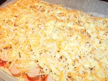 Hot Dog-Pizza... auf die Schnelle - Rezept - Bild Nr. 7