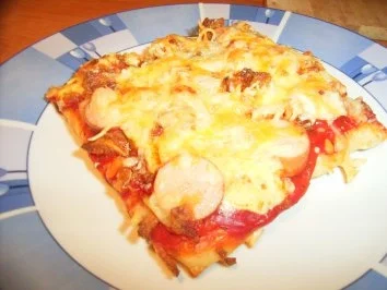 Hot Dog-Pizza... auf die Schnelle - Rezept - Bild Nr. 8