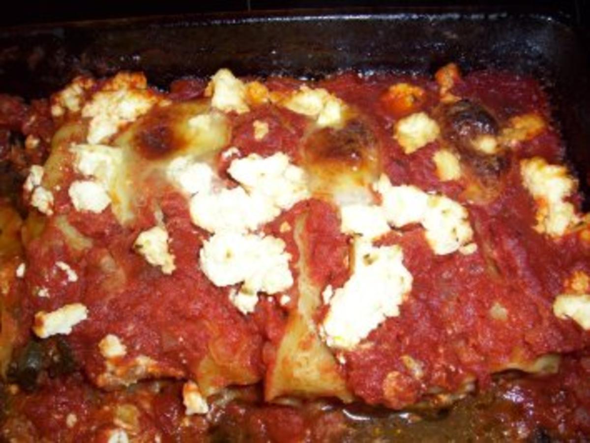 Cannelloni mit Chilihack in Tomatensoße - Rezept - Bild Nr. 2