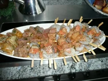 Rezept: GRILL :SPIEßE / FISCH Bild Nr. 4 GRILL :SPIEßE / FISCH - Rezept - Bild Nr. 4