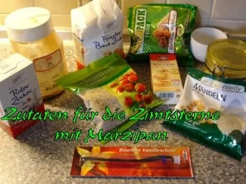 Rezept: Zimtsterne mit Marzipan Bild Nr. 2 Zimtsterne mit Marzipan - Rezept - Bild Nr. 2