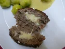 Rezept: Frikadelle mit Camembert, Fleischklops, Fleischpflanzerl, Bremsklötz, gef. Rinderbulette Frikadelle mit Camembert, Fleischklops, Fleischpflanzerl, Bremsklötz, gef. Rinderbulette - Rezept