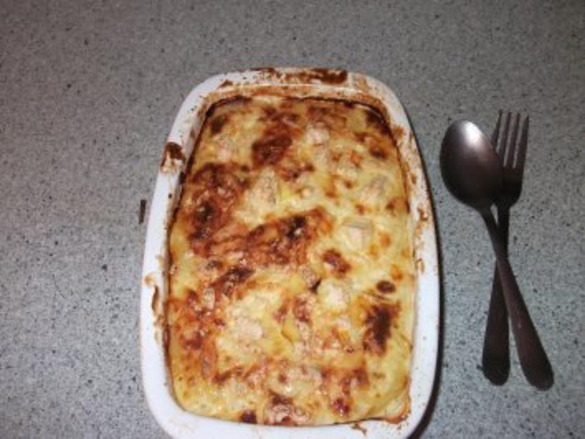 Kartoffelgratin mit Schafskäse - Rezept - kochbar.de