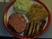 Fleischgerichte: Kasseler-Nürnberger und Sauerkraut - Rezept