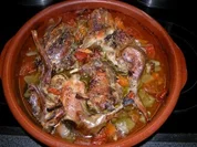 Kaninchen im Steintopf - Rezept
