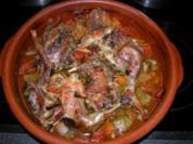 Kaninchen im Steintopf - Rezept