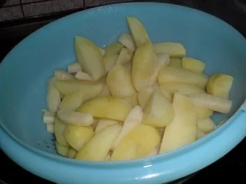 Pastinaken-Kartoffelplätzchen mit Schinken - Rezept - Bild Nr. 4