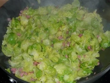 Rezept: Schinkenrosenkohlblätter mit... Bild Nr. 4 Schinkenrosenkohlblätter mit... - Rezept - Bild Nr. 4