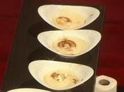 Rezept: Apfel-Sellerie-Suppe mit Flusskrebsen Apfel-Sellerie-Suppe mit Flusskrebsen - Rezept