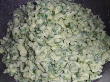 Rezept: Grüne Kässpätzle Bild Nr. 9 Grüne Kässpätzle - Rezept - Bild Nr. 9